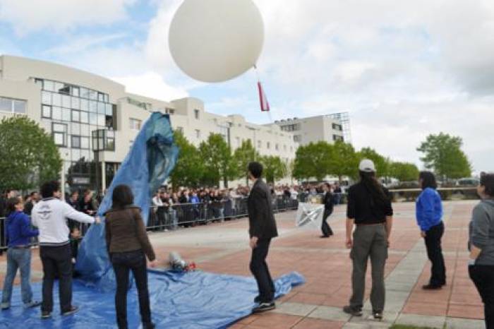 Un ballon spatial lancé depuis la Technopole