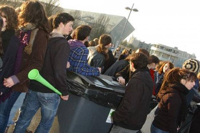 Le lycée pilote bloqué par les élèves