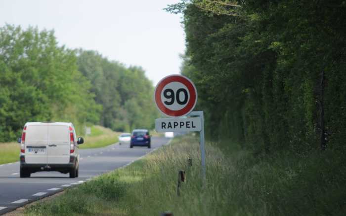 Retour à 90km/h