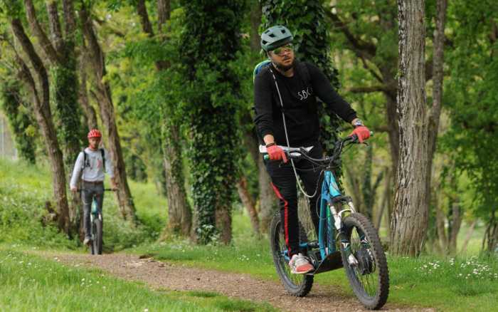 A fond la trottinette !