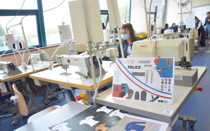 Le lycée du Dolmen co-signe les nouveaux uniformes de la police