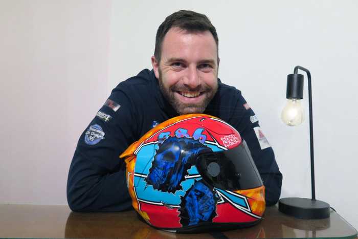 Julien Mandois, motard  en résilience