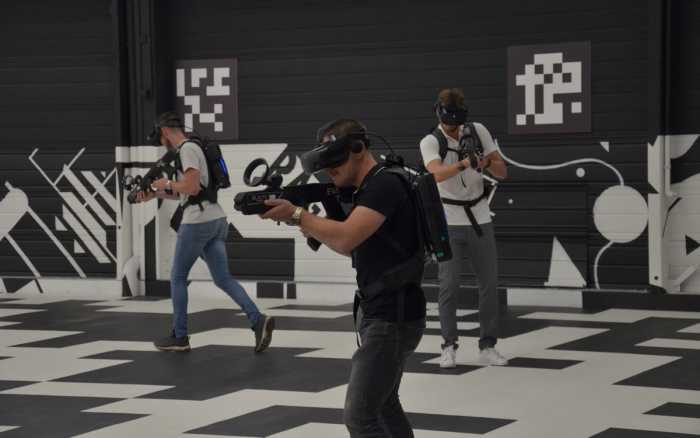 Un laser game en réalité virtuelle