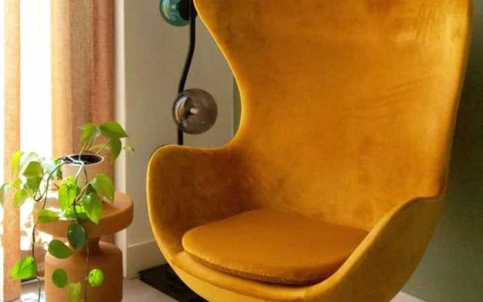 Le fauteuil Egg, tout en rondeur