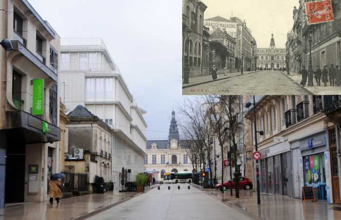 Avant-après : il fallait reconnaître la rue Victor-Hugo, à Poitiers