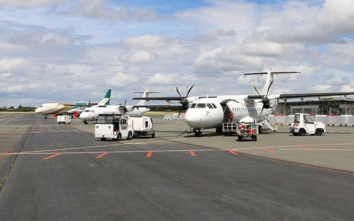 L’aéroport très affairé