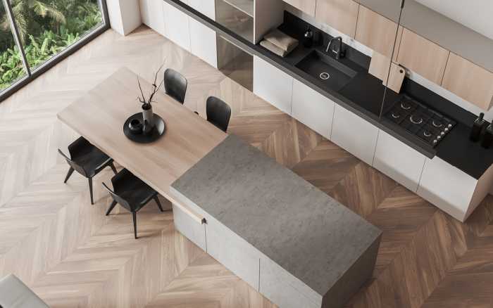 Îlot central, cœur battant