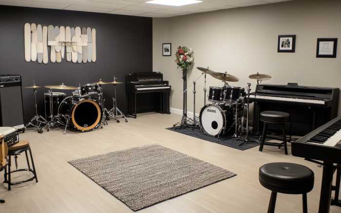 La musique 
adoucit les murs