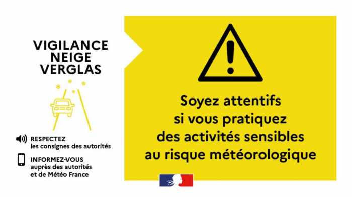 Météo - Vigilance jaune neige et verglas attendue dans la Vienne