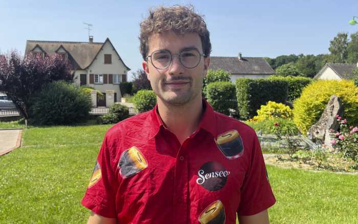Eliot Francomme dans la roue du Tour de France