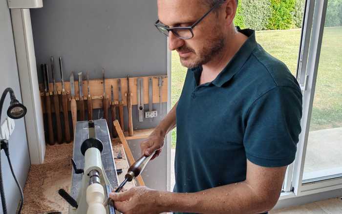 Frédéric Conand révèle  les dessins du bois