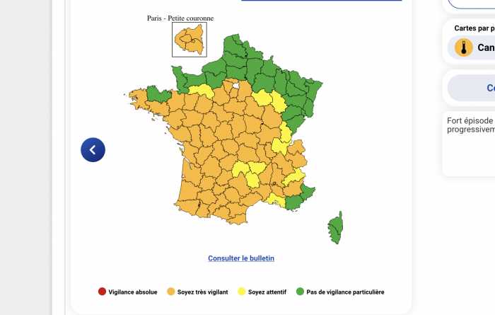 Météo - La Vienne en vigilance orange à la canicule à partir de demain