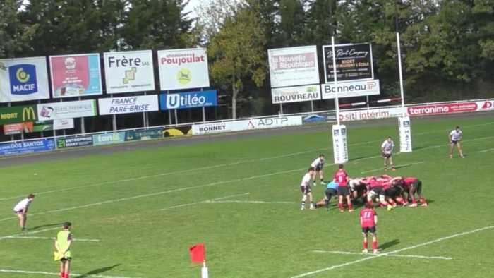 Rugby - Le Stade poitevin tombe de peu à Niort (24-22)