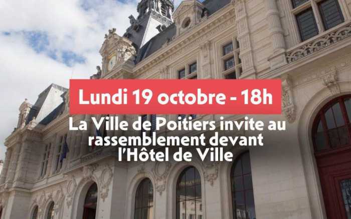 Après le rassemblement de lundi, la Ville de Poitiers va porter plainte pour menaces