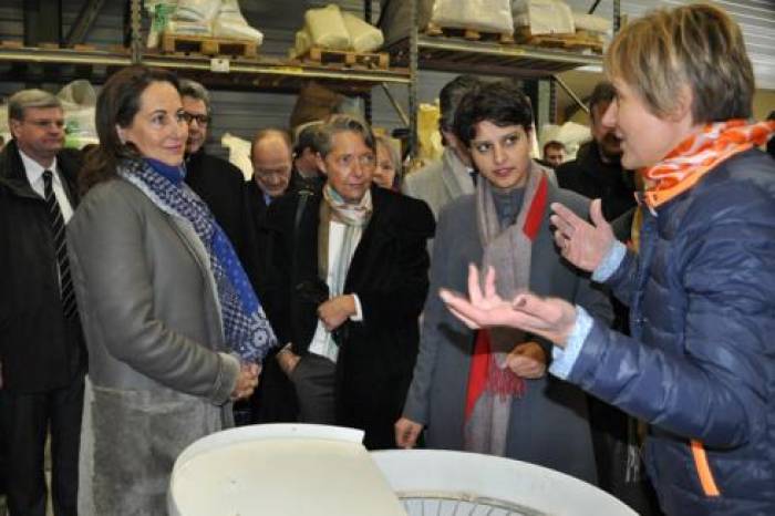 Najat Vallaud-Belkacem en visite éclair à Futuramat