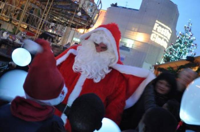 Le centre-ville à l'heure de Noël