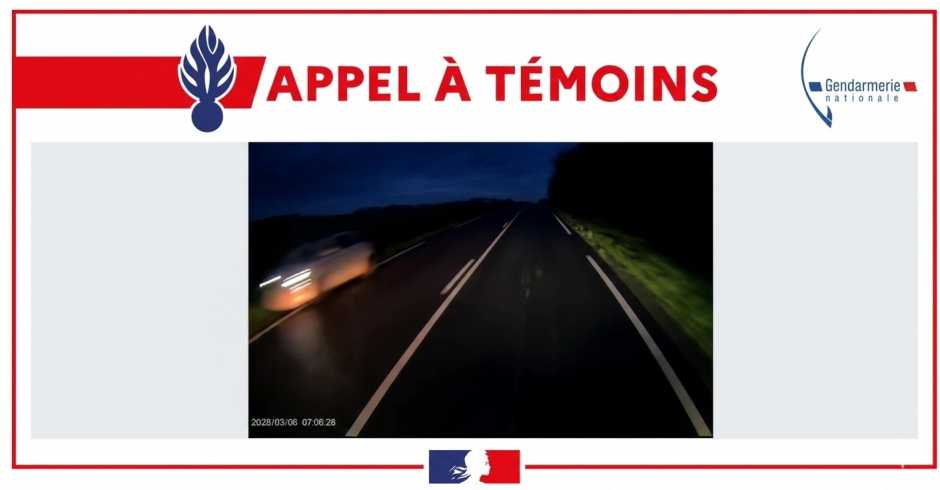 Dépassement dangereux : la gendarmerie de Châtellerault lance un appel à témoins